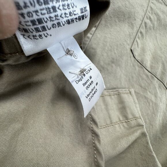 Eddie Bauer Guide Series Shirt Men XL Tan Button Down LS Outdoor Fishing - Picture 8 of 8